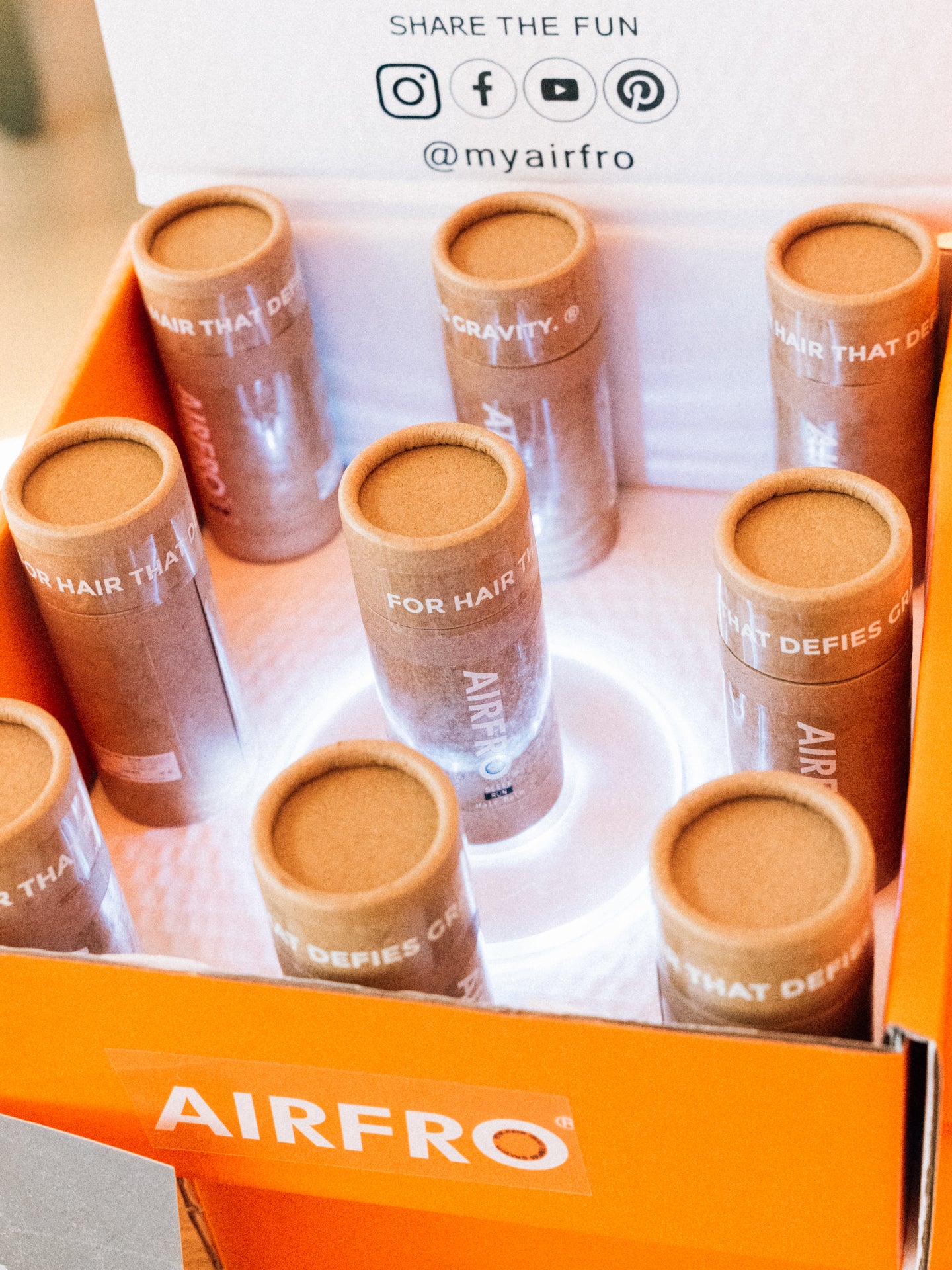 AIRFRO RUN -  Conditioning Hair Balm with Avocado Butter & Jojoba Wax for a sleek style