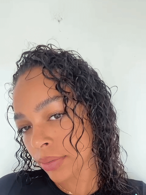 AirFro swim shampoo bottle in before and after